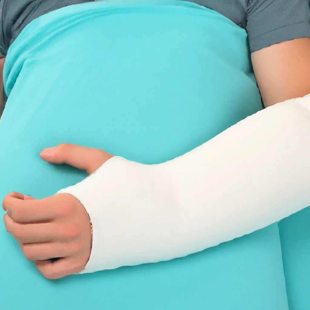 Jak spać ze złamaną ręką? Komfortowe pozycje