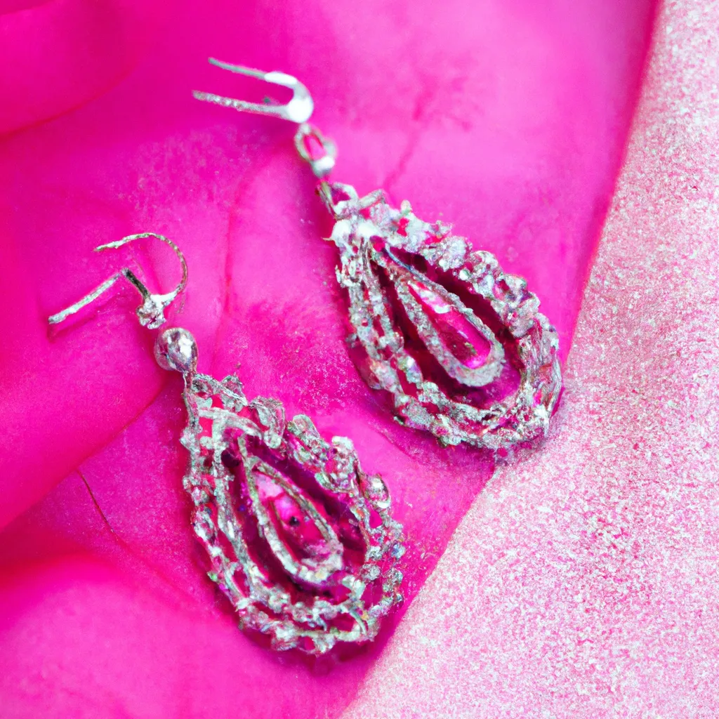 Jakie kolczyki do fuksjowej sukienki?